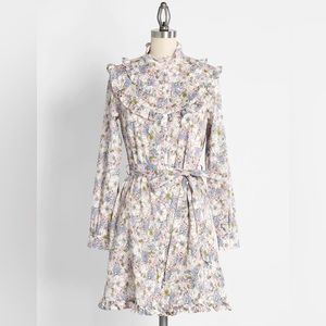 ModCloth NWT Floral Shirt Dress SIZE MEDIUM